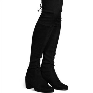 Stuart weitzman OTK Hinterland suede boots size 7